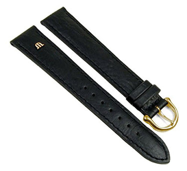 MAURICE LACROIX Uhrenarmband Büffelkalb Leder schwarz 20898G, Stegbreite:15mm im Sale